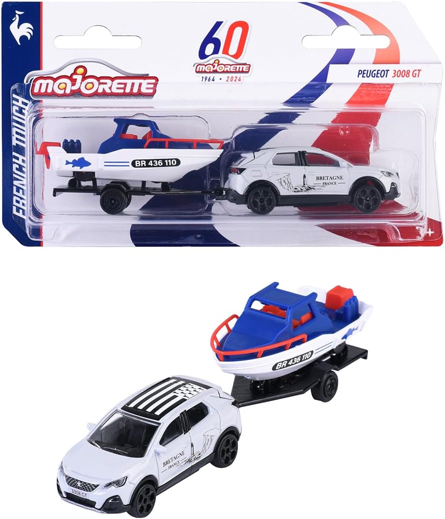 - French Touch Bretagne - 1 Véhicule Premium - Voitures Miniatures En Métal - Echelle 1/64Ème - 212055014Q04, Blanc