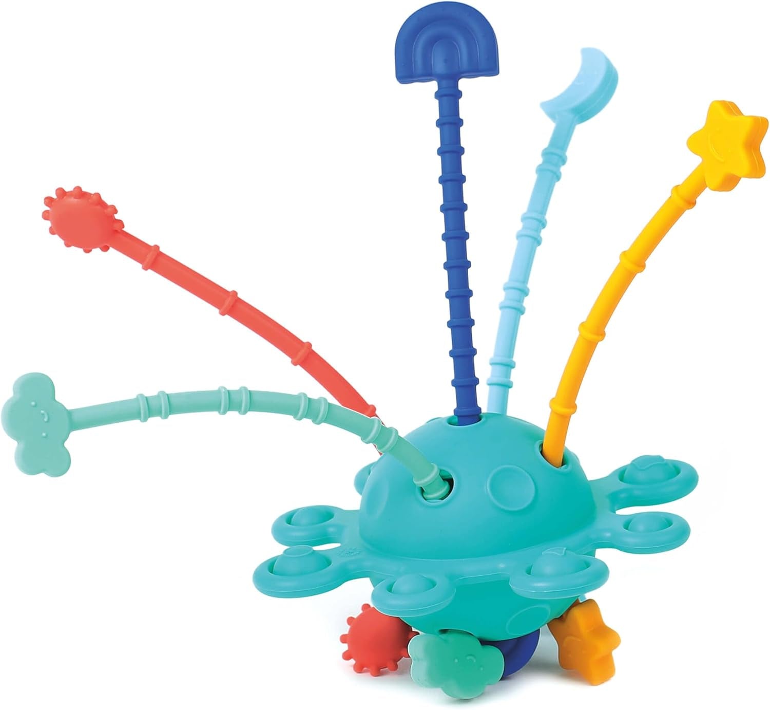 - Zippy Toy - Jouet De Stimulation Multisensorielle - Différentes Textures - Ergonomique - Matière Souple - Dès 10 Mois - Soulage La Poussée Dentaire - Dextérité Et Motricité - 14X21X14 Cm