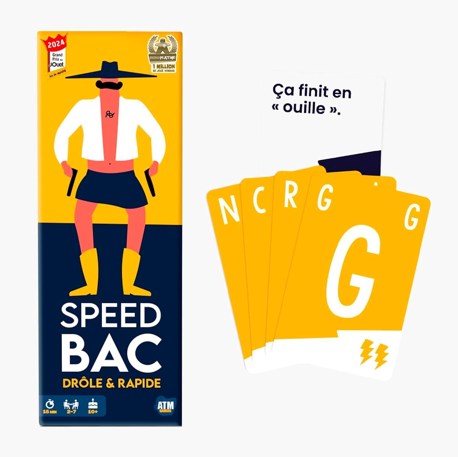 Speedbac - Jeu De Société Famille Et Amis - Parfait Pour Mettre L'Ambiance - 2 À 7 Joueurs - Grand Prix Du Jouet 2024