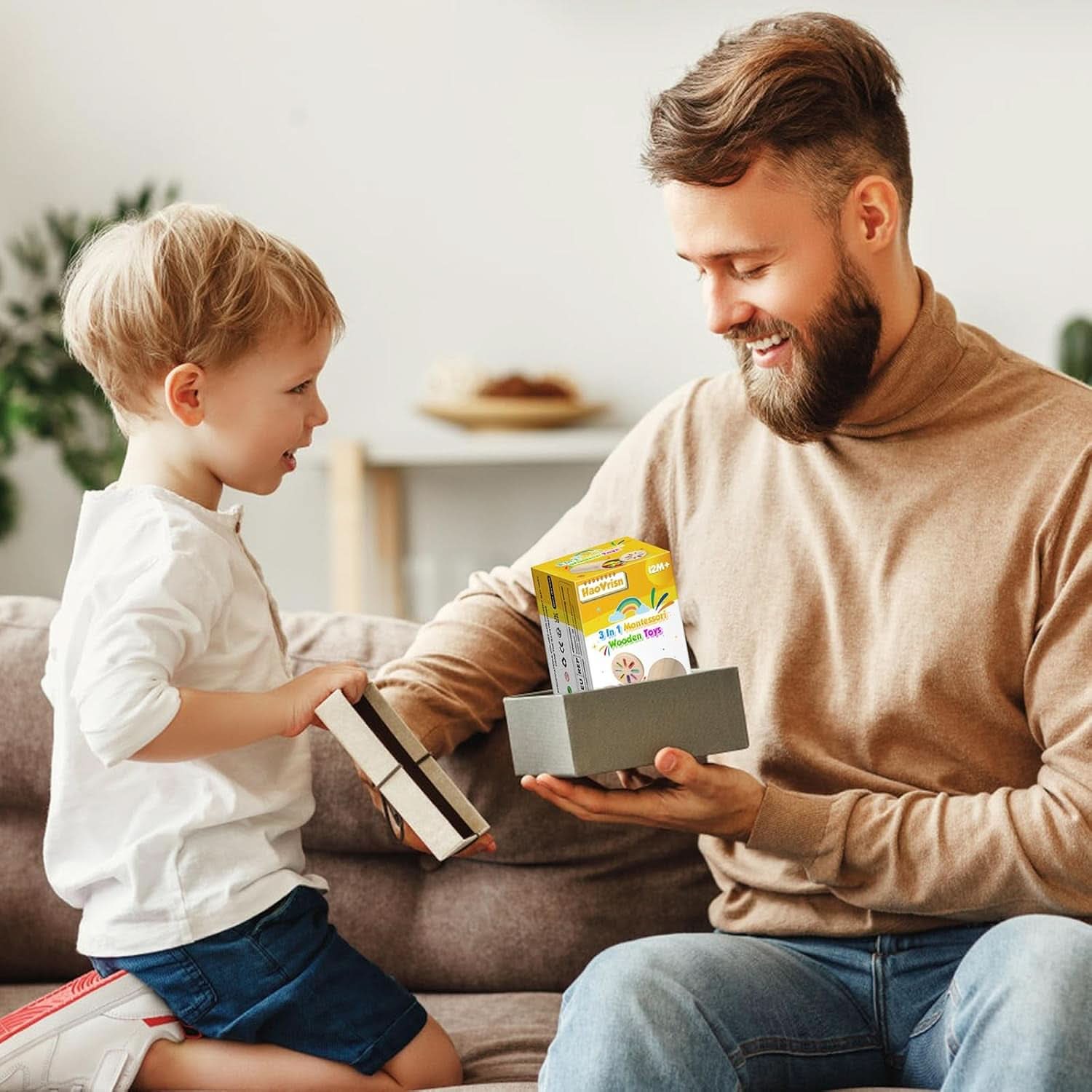Jeux Montessori 1 2 3 Ans, 3 En 1 Jouet Enfant 1 2 3 Ans, Jouet Bebe 1 2 3 4 Ans, Apprendre Les Couleurs Jeu Educatif 1 2 3 4 Ans Avec Sac De Rangement