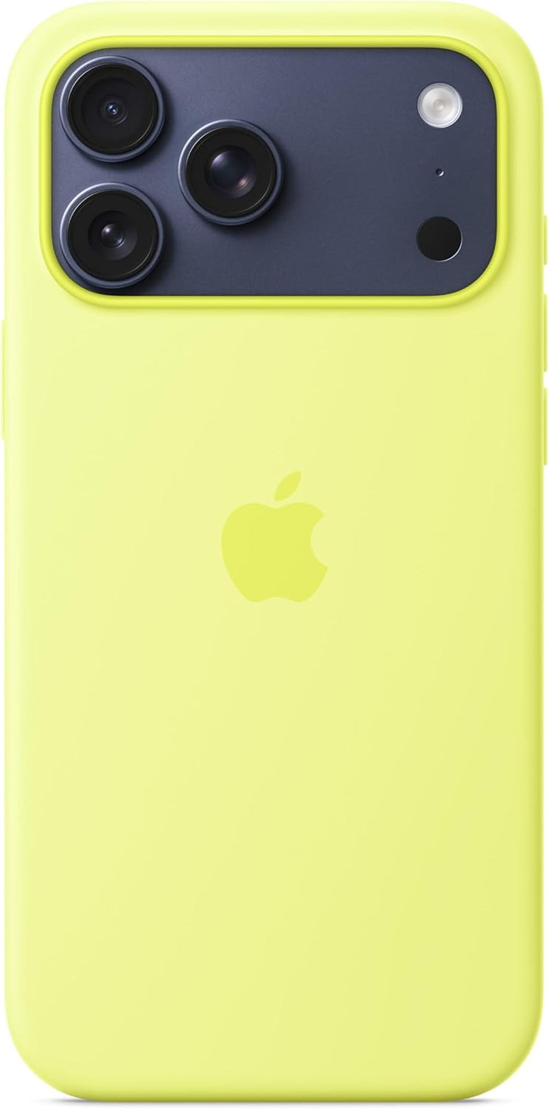 Coque En Silicone Avec Magsafe Pour Iphone 17 Pro Max – Jaune Fluo