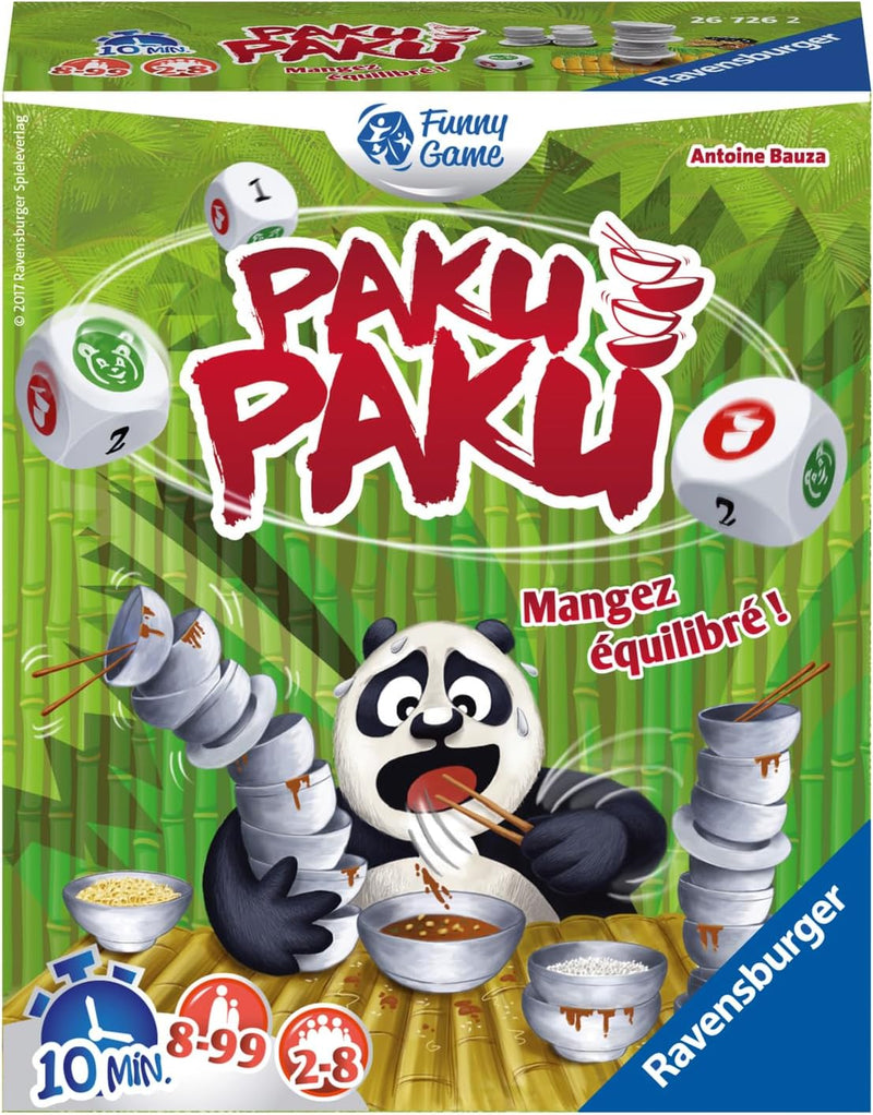 - Paku Paku - Jeu D'Ambiance - Jeu De Dés - Jeu D'Adresse - En Famille Ou Entre Amis - À Partir De 8 Ans - De 2 À 8 Joueurs - 26726 - Mixte - Version Française