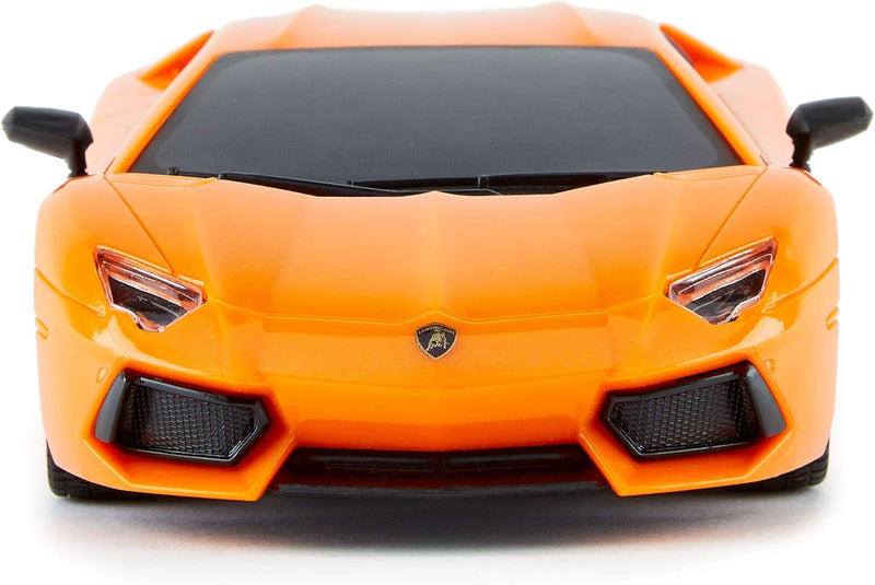 Lamborghini Aventador - Télécommande Sous Licence Officielle Pour Enfants Avec Feux De Travail, Modèle RC Pour Voiture 1:24, 27 Mhz, LP700-4