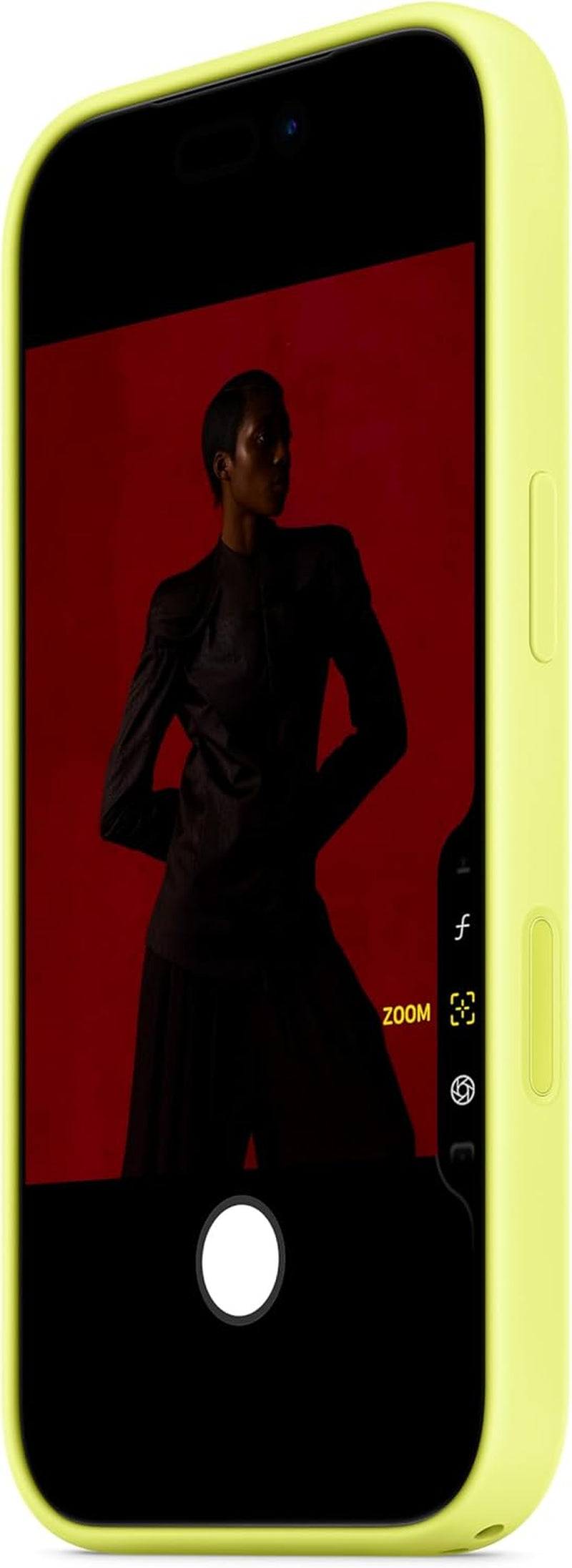 Coque En Silicone Avec Magsafe Pour Iphone 17 Pro – Jaune Fluo