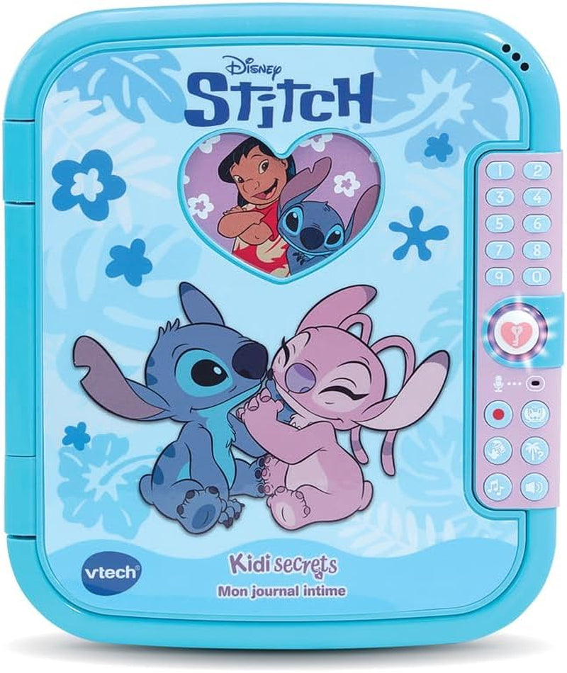 - Disney, Kidisecrets Mon Journal Intime Stitch - Journal Intime Électronique Avec Code, Carnet Secret, Feutre Et 5 Jeux - Jouet Lilo Et Stitch - Cadeau Enfant Dès 5 Ans - Contenu En Français