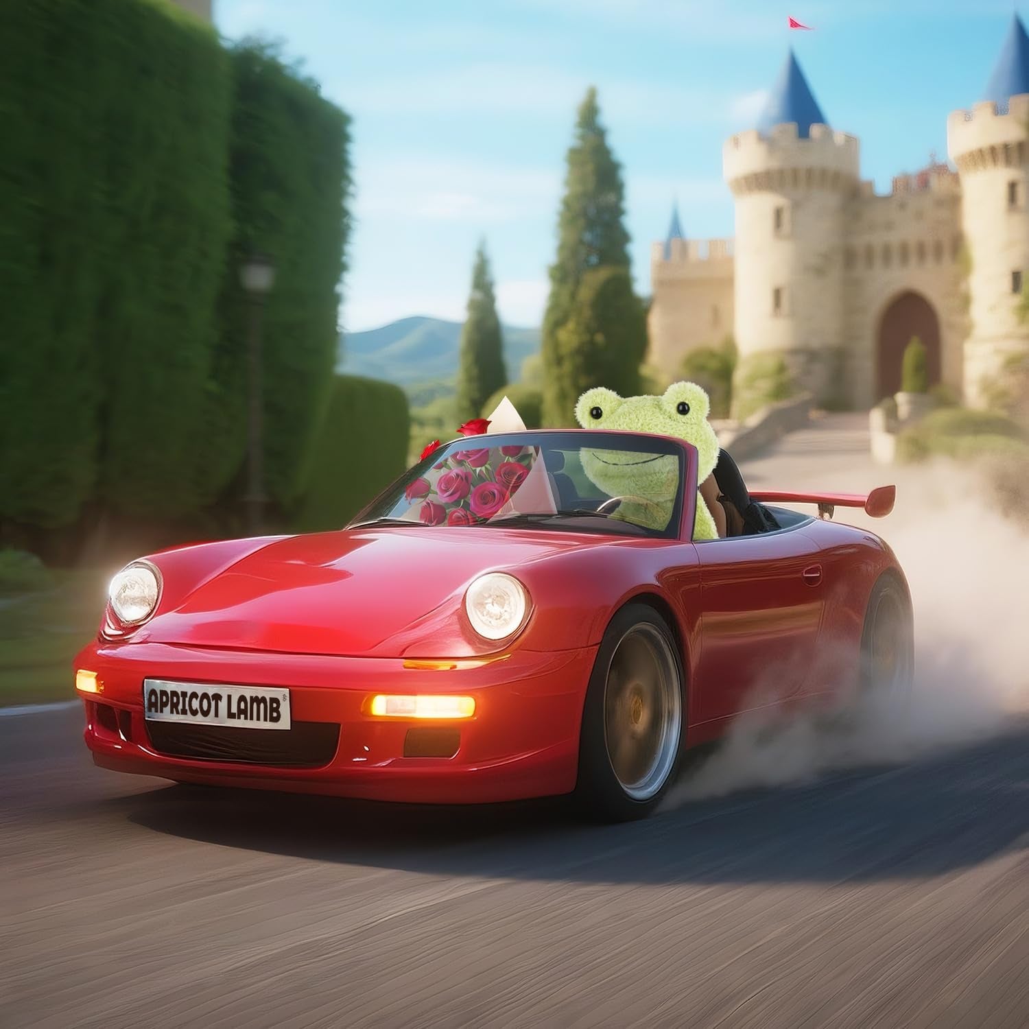 Peluche Grenouille En Velours Doux, Parfait Pour Les Enfants (Grenouille Verte, 23 Cm)