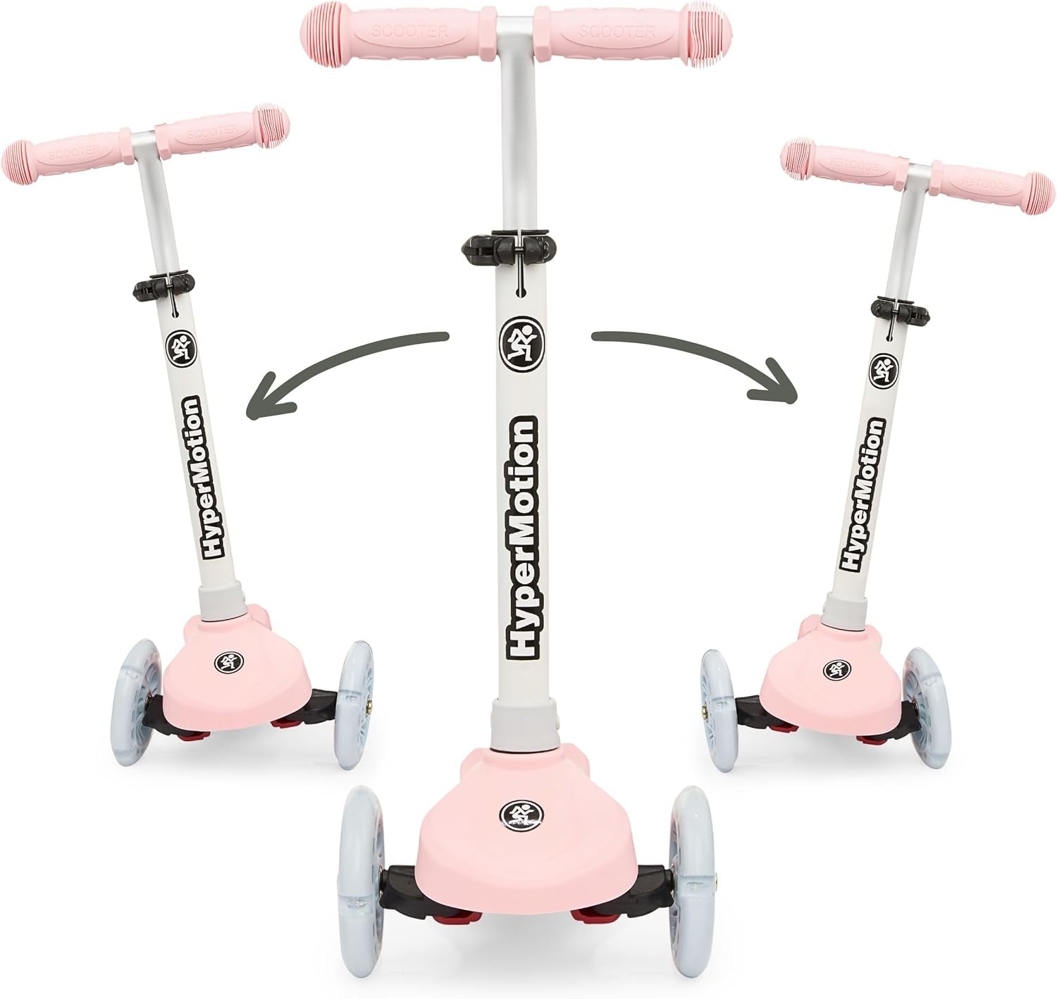 Trottinette Tricycle Pour Enfants 3-8 Ans, TRINGO Scooter Équilibre, Trottinette Antidérapante, Trottinette Réglable Pour Fille, Garçon 3+, Charge Max. 50KG