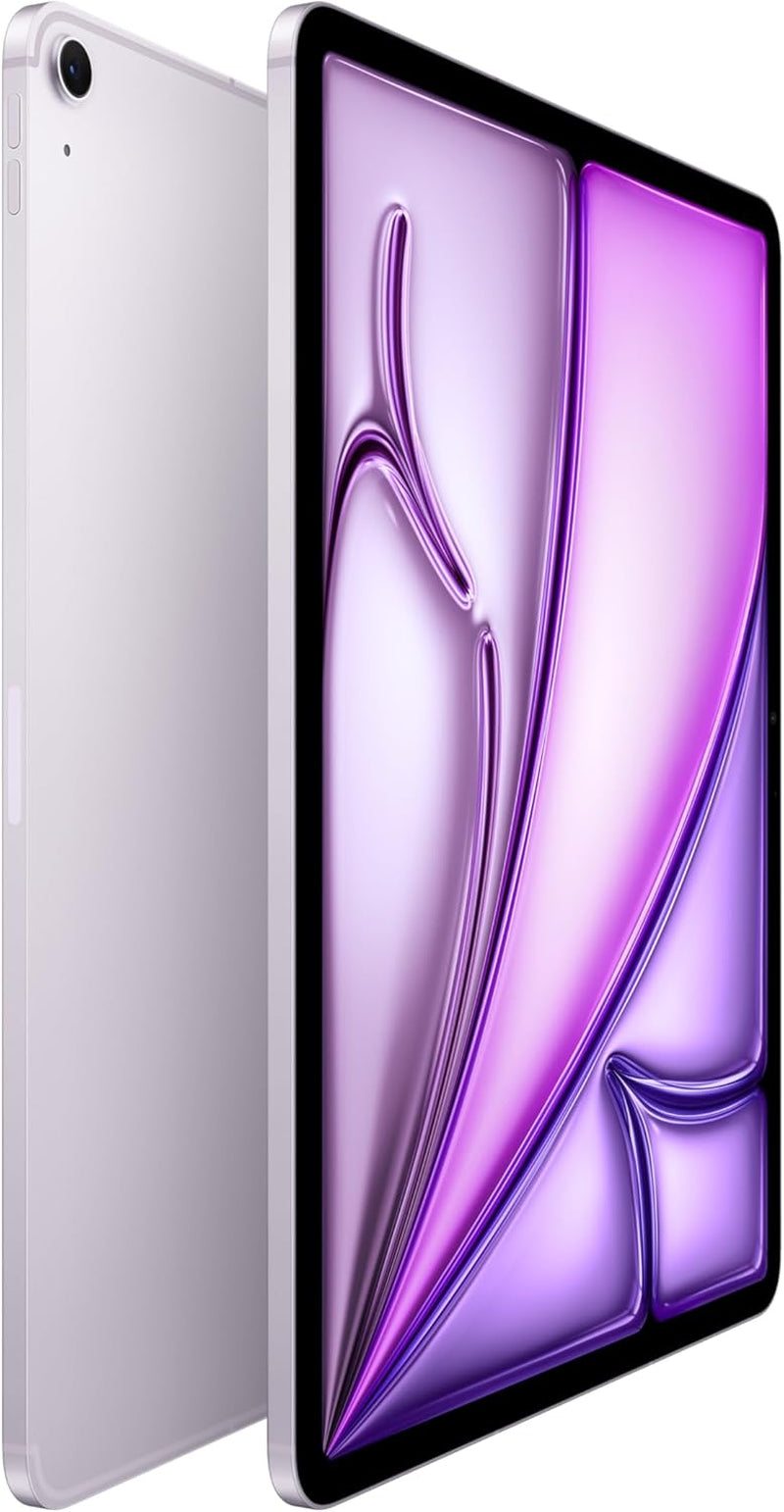 Ipad Air 13 Pouces Avec Puce M3 :  Intelligence, Écran Liquid Retina, 128 Go, Caméras Avant/Arrière 12 Mpx, Wi-Fi 6E Et Connectivité Cellulaire 5G, Touch ID, Autonomie D’Une Journée – Mauve