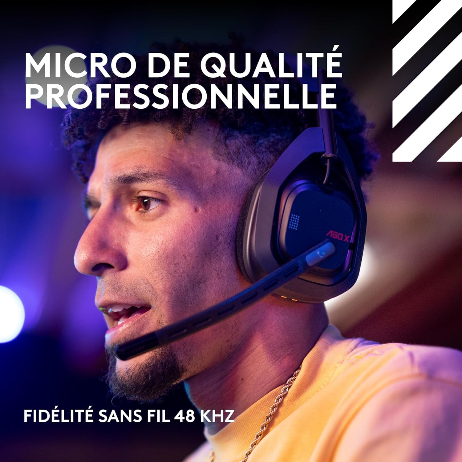 Astro A50 X LIGHTSPEED Casque Gaming Sans Fil + Base, PRO-G GRAPHÈNE, PLAYSYNC Pour La Xbox Series X|S + PS5 + Pc/Mac, Nintentdo Switch 2, Bluetooth, Dispositif De Relais HDMI 2.1 - Noir