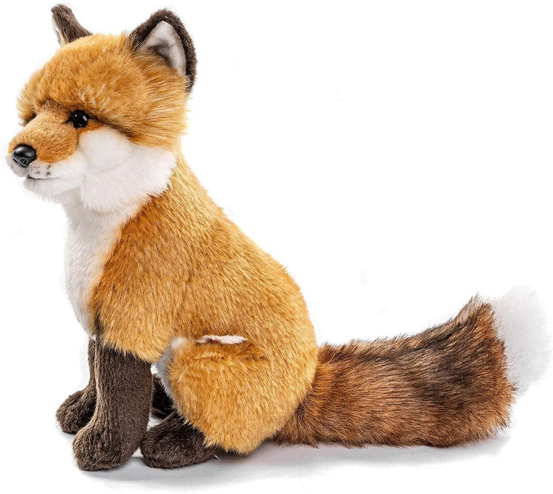 - Rotfuchs Classique – 27 Cm (Hauteur) – Renard, Animal De La Forêt – Peluche, Marron, Blanc, HW-79025