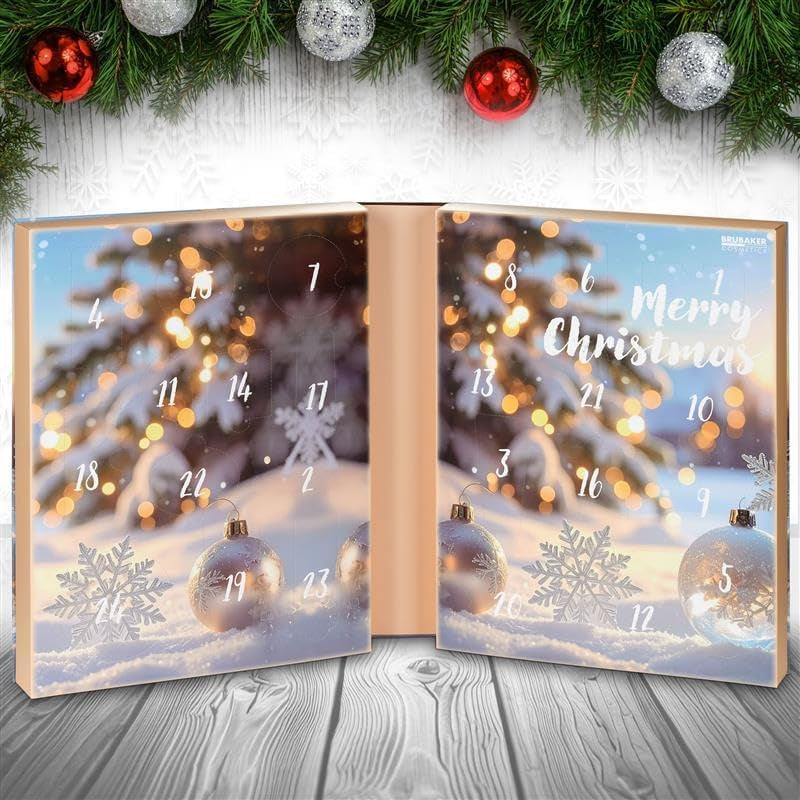 Cosmetics XXL Calendrier De L'Avent 2025 - Grand Ensemble Bien-Être À Ouvrir Avec 24 Surprises Beauté Et Produits Exclusifs - Spa Et Cosmétiques En Forme De Livre Pour Femmes Et Filles