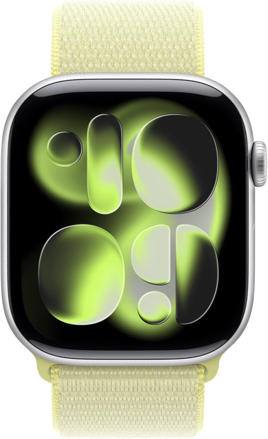 Watch Band - Boucle Sport - 46 Mm - Jaune Fluo - Taille Unique (Adaptée À La Majorité Des Poignets)