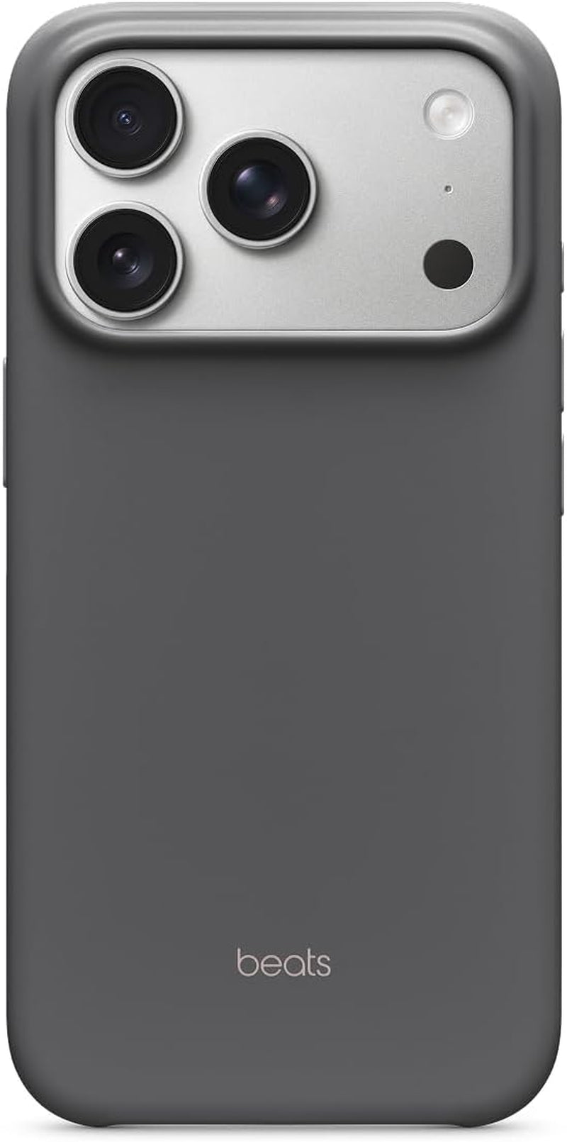 Coque Pour Iphone 17 Pro Équipée Magsafe Avec Commande De L'Appareil Photo, Fini Mat, Doublure En Tissu Microfibre - Gris Granite