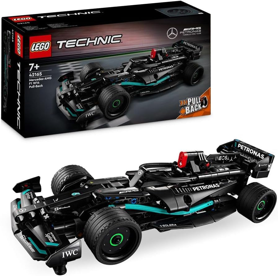 Technic Mercedes-Amg F1 W14 E Performance Voiture De Course Jouet Pour Enfants, Garçons Et Filles Dès 7 Ans, Modèle À Rétrofriction, Décoration Pour Chambre, Idée Cadeau D'Anniversaire 42165