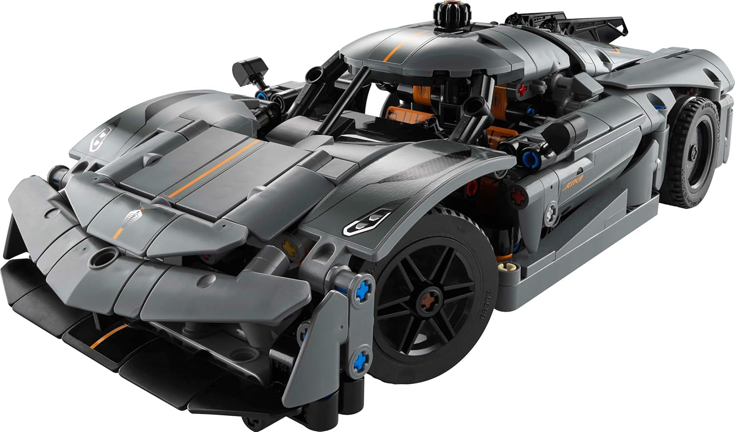 Technic Hypercar Koenigsegg Jesko Absolut Grise - Set De Construction - Véhicule Pour Enfants - Maquette À Construire - Cadeau Pour Les Passionnés De Sport Automobile 42173