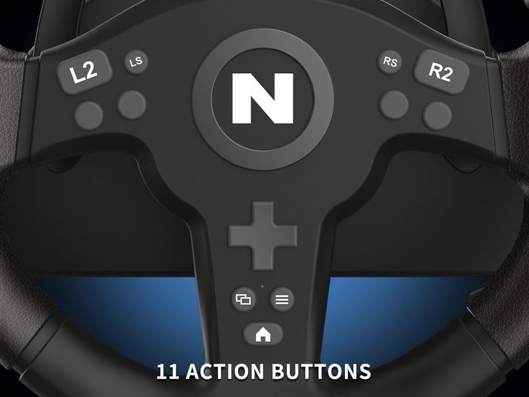 Drive Pro V200 Volant De Course Avec Pédales Et Levier De Vitesse, Volant 270° Pour PC, PS4, Xbox One, Xbox Series X/S, Racing Wheel Avec Vibration Compatible Avec Simulateur De Conduite Gaming