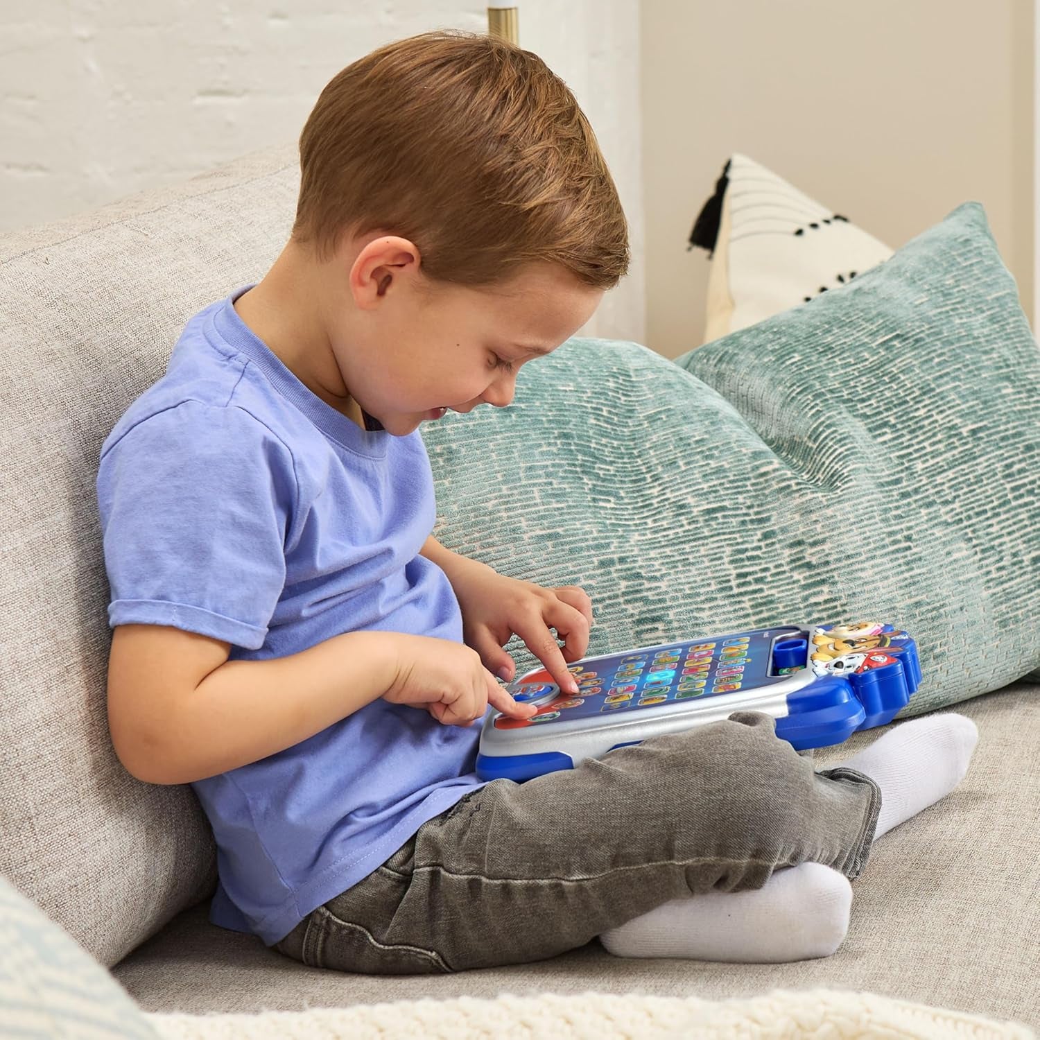 - Ma Lumi-Tablette Éducative Pat' Patrouille - Tablette Interactive Enfant Avec 5 Jeux Paw Patrol - Jeu Pour Apprendre Les Lettres - Cadeau Enfant De 3 Ans À 7 Ans - Contenu En Français