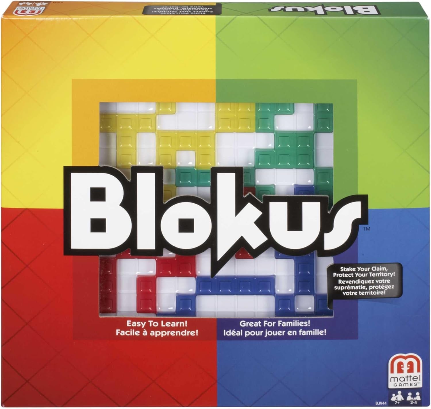 Blokus, Jeu De Société Familiale, Jeu De Stratégie Pour Toute La Famille, Jeu De Plateau, Moins D'Une Minute Pour Apprendre Les Règles, BJV44