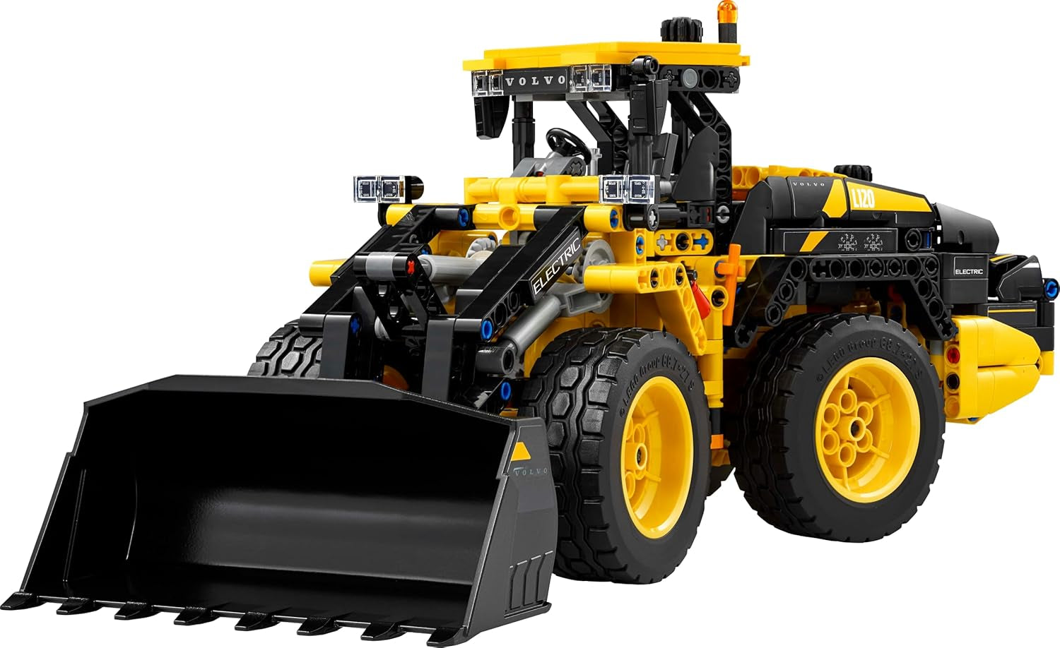 Technic La Chargeuse Sur Pneus Volvo L120 Electric - Jouet Avec Véhicule De Construction - Direction Articulée & Pelle Fonctionnelle - Cadeau D'Anniversaire Pour Garçon Dès 9 Ans 42209