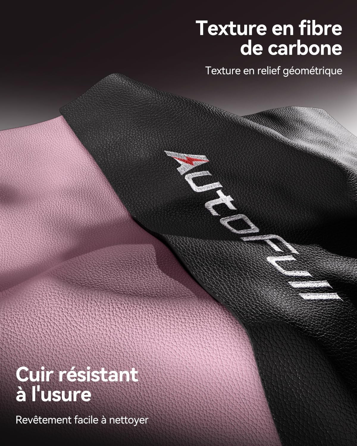 C3 Chaise Gaming Style Course, Avec Cuir PU Haute Résistance & Nettoyage Facile | Siège Bureau Ergonomique À Dossier Réglable En Hauteur Avec Support Lombaire | Rose