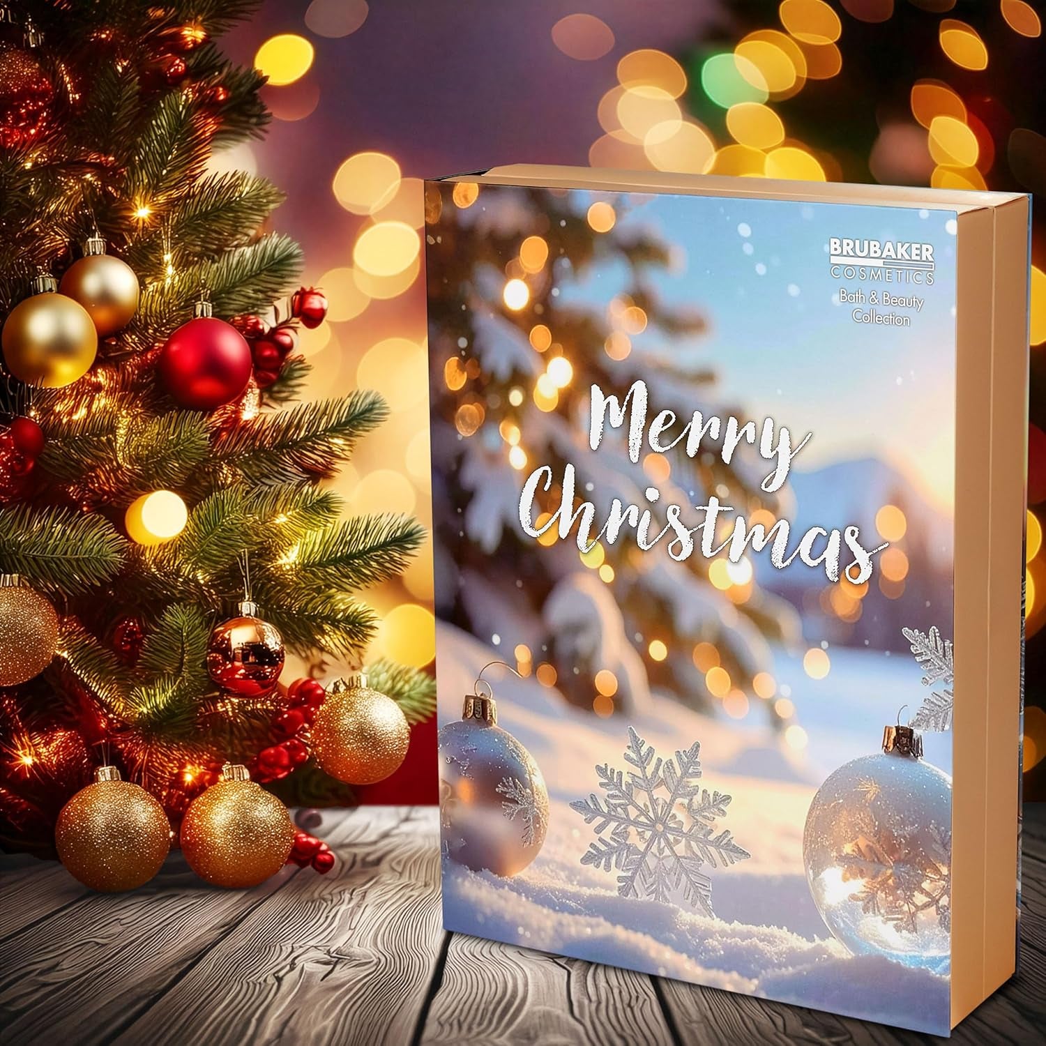 Cosmetics XXL Calendrier De L'Avent 2025 - Grand Ensemble Bien-Être À Ouvrir Avec 24 Surprises Beauté Et Produits Exclusifs - Spa Et Cosmétiques En Forme De Livre Pour Femmes Et Filles