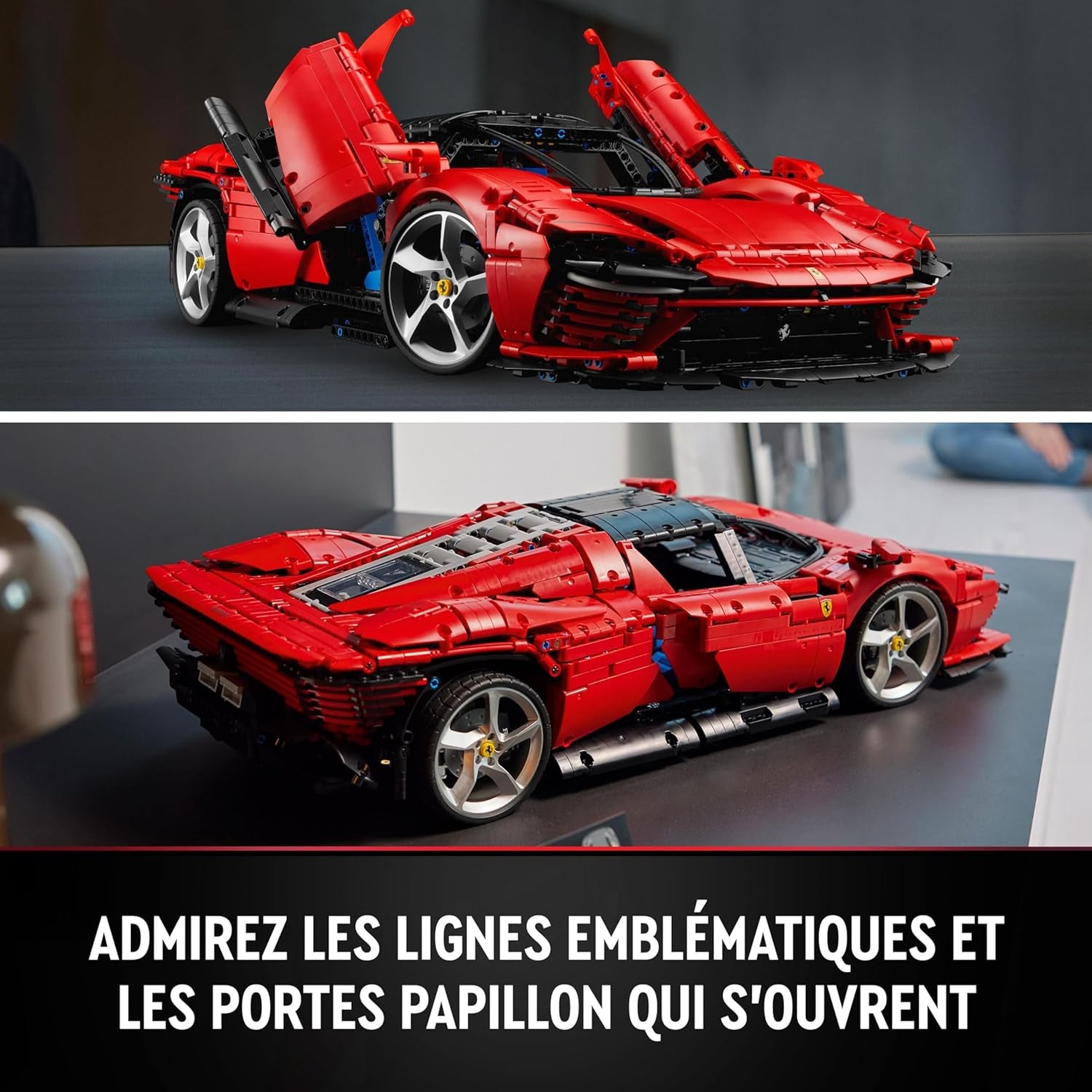 Technic Ferrari Daytona SP3 - Maquette Et Modélisme Adulte De Voiture - Loisir Créatif Hommes Et Femmes - Idée Cadeau Pour Lui Et Elle Et Fans De Voitures De Collection 42143