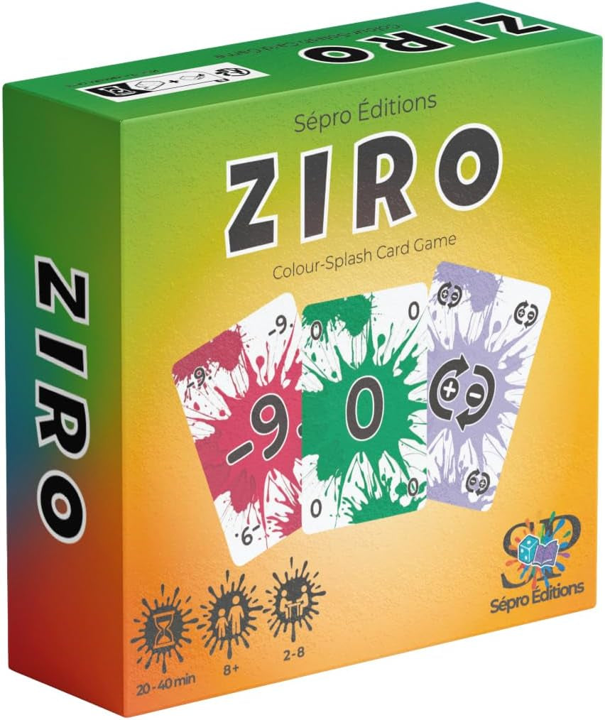 Ziro – Jeu De Cartes Amusant Et Tactique | Jeu De Société Familial Et Rapide | Idéal Pour Soirées Entre Amis Et Voyages | Dès 8 Ans