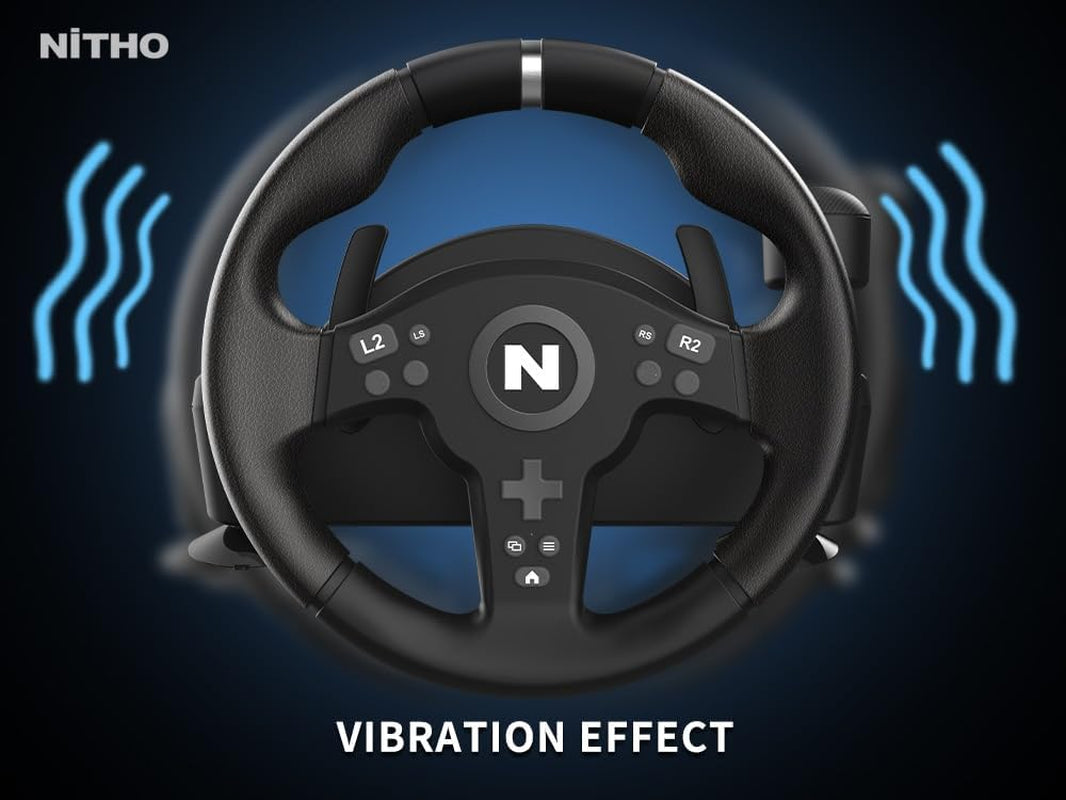 Drive Pro V200 Volant De Course Avec Pédales Et Levier De Vitesse, Volant 270° Pour PC, PS4, Xbox One, Xbox Series X/S, Racing Wheel Avec Vibration Compatible Avec Simulateur De Conduite Gaming