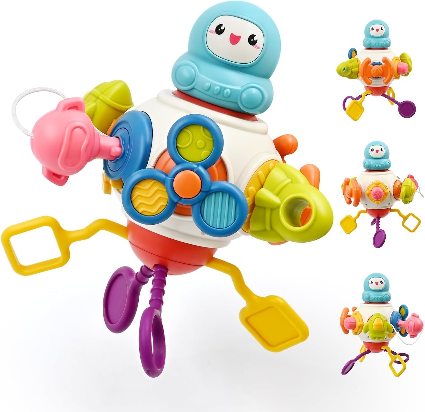 Busy Board Jouet Bebe Montessori, 8 En 1 Éducatif Sensoriel Bebes Cubes Jouets De Jeux D'Avions, Cube D'Activité Jouet Bébé 18 Mois Cadeaux D'Anniversaire Pour Les Tout-Petits