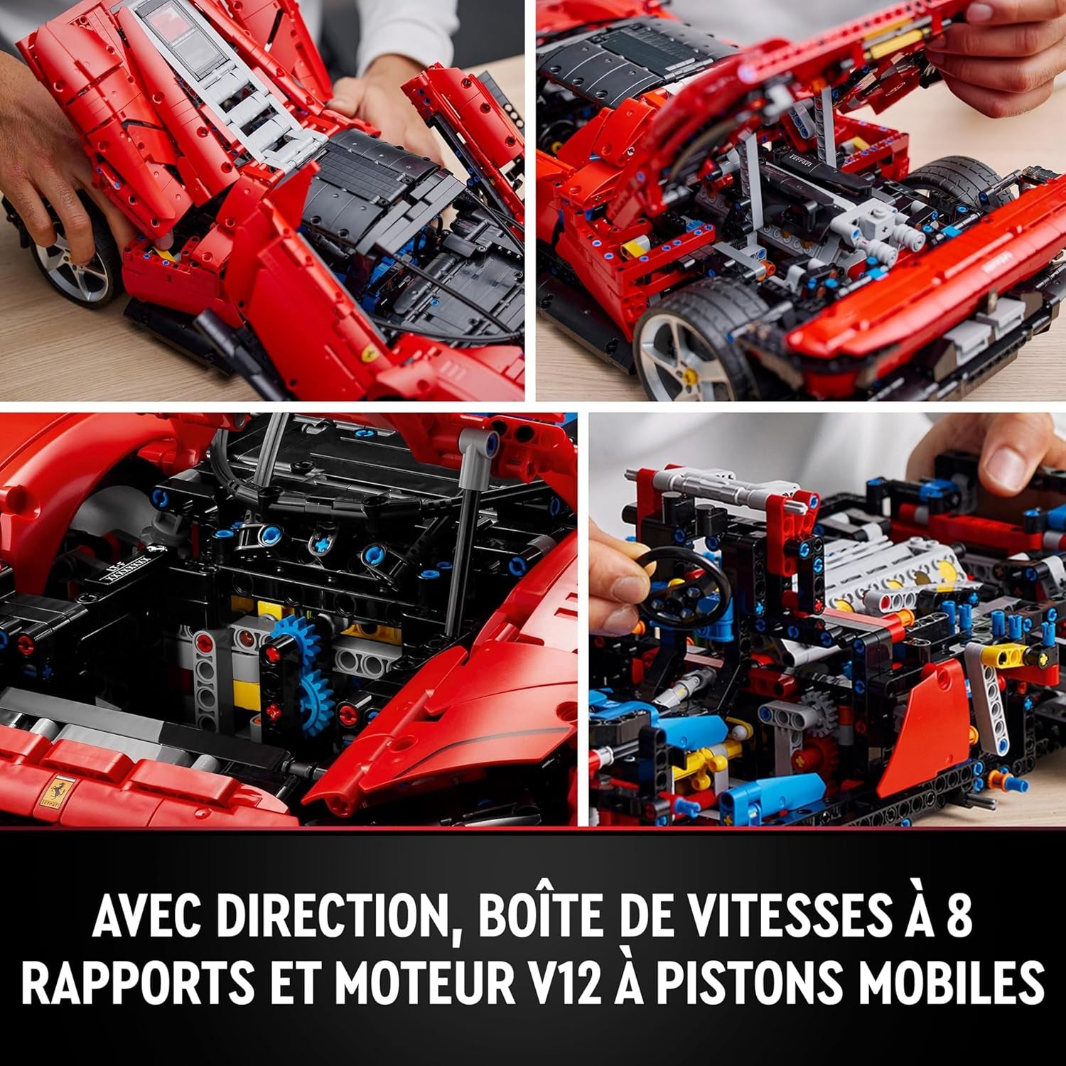 Technic Ferrari Daytona SP3 - Maquette Et Modélisme Adulte De Voiture - Loisir Créatif Hommes Et Femmes - Idée Cadeau Pour Lui Et Elle Et Fans De Voitures De Collection 42143