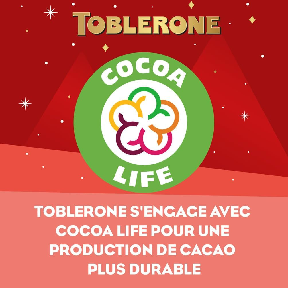 - 1 Calendrier De L'Avent - Assortiment Festif De Chocolats - 4 Recettes : Chocolat Au Lait, Lait Amandes Caramélisées, Blanc, Noir - Idée Cadeau Noël - 1 Calendrier De 200 G