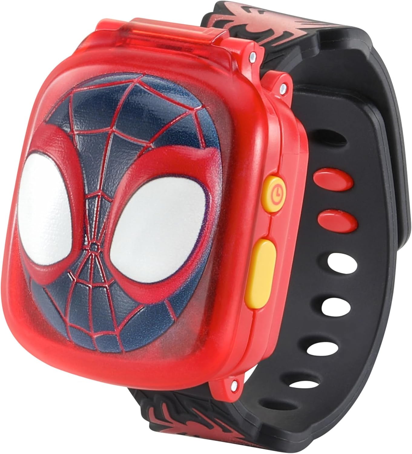 - La Montre-Jeu Interactive De Spin - Montre Enfant Spidey Avec Écran Animé, Bracelet Réglable, 9 Cadrans, 4 Jeux Éducatifs - Jouet Marvel - Cadeau Enfant De 3 Ans À 7 Ans - Contenu En Français