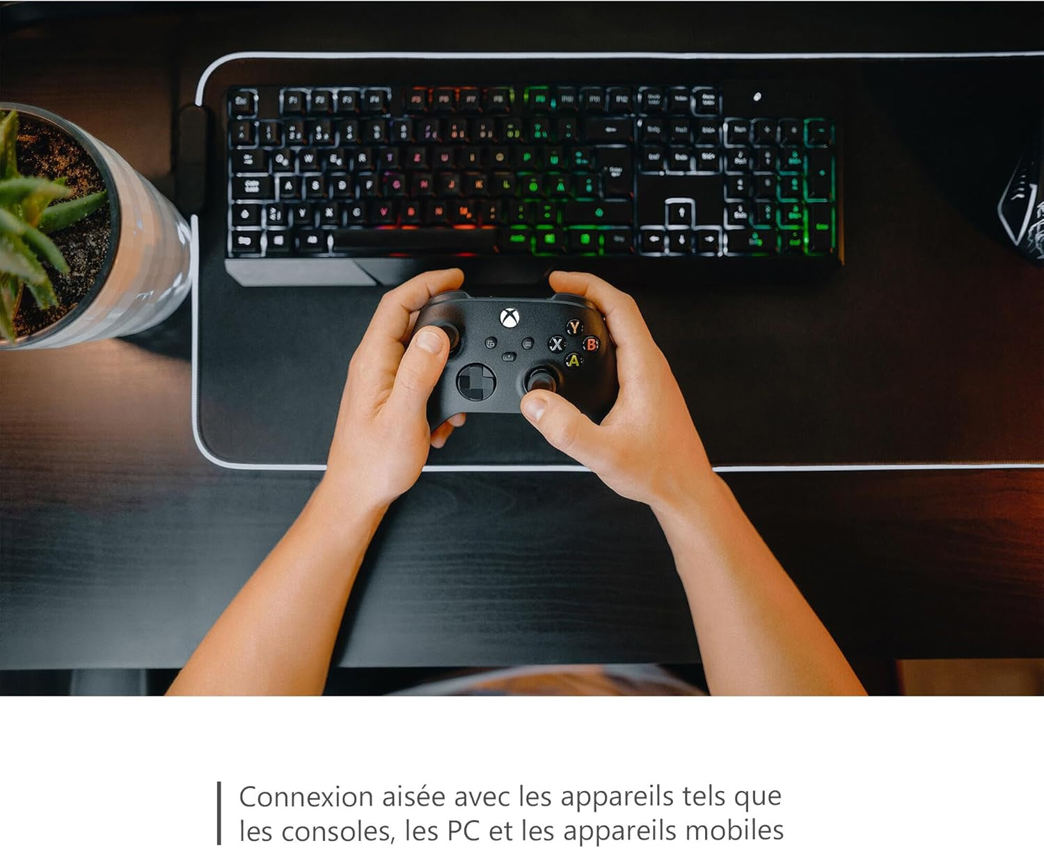 Manette Sans Fil - Carbon Black Series X, Series S, One, Windows 10 & 11, Android Et Ios