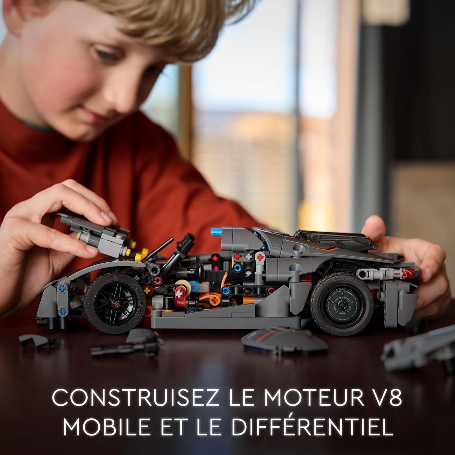 Technic Hypercar Koenigsegg Jesko Absolut Grise - Set De Construction - Véhicule Pour Enfants - Maquette À Construire - Cadeau Pour Les Passionnés De Sport Automobile 42173