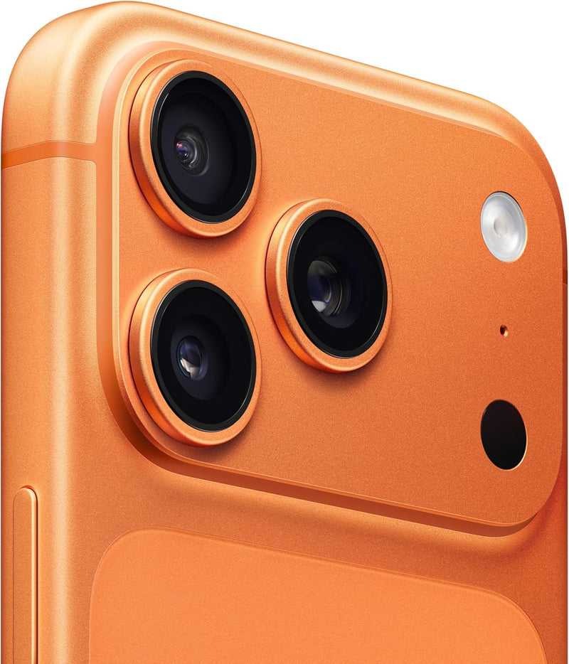 Iphone 17 Pro 256 Go : Écran 6,3 Pouces Avec Promotion Jusqu’À 120 Hz, Puce A19 Pro, Autonomie Prodigieuse, Système Caméra Pro Fusion Avec Caméra Avant Center Stage ; Orange Cosmique