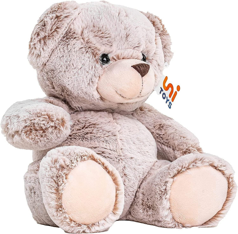 - Teddy Super Doux (Marron Clair) - 24 Cm (Hauteur) - Ours En Peluche, Nounours - Peluche, Doudou