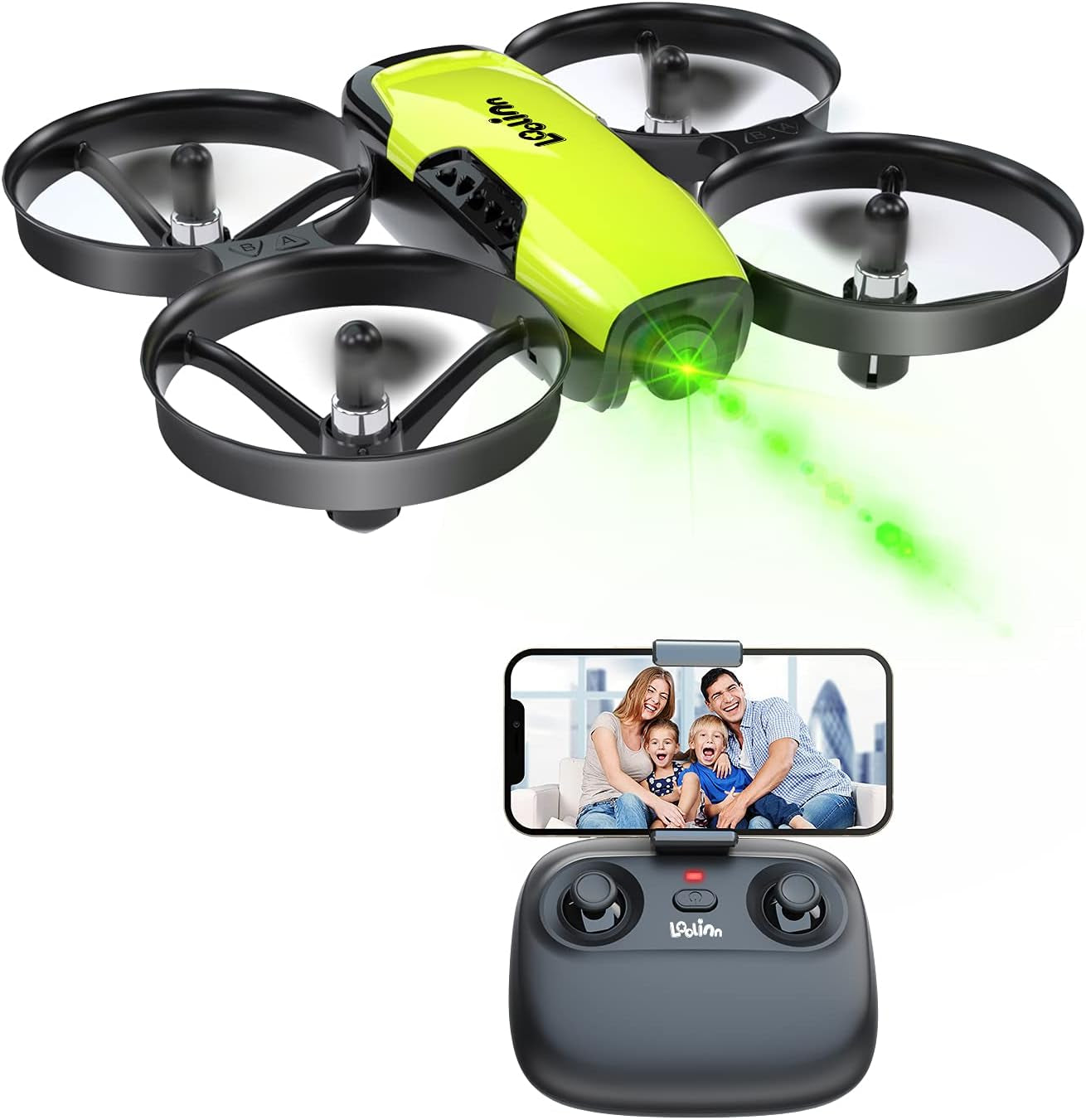 | Drone Avec Caméra Comme Cadeau Pour Enfants(8+), Mini Drone Télécommandé Avec Vidéo Et Photos, Vol Sécurisé, 21 Minutes De Temps De Vol, Trois Piles, C0 (Cadeau De Noël Idéal)