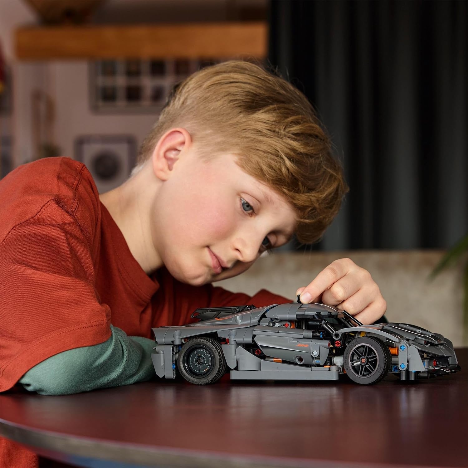 Technic Hypercar Koenigsegg Jesko Absolut Grise - Set De Construction - Véhicule Pour Enfants - Maquette À Construire - Cadeau Pour Les Passionnés De Sport Automobile 42173
