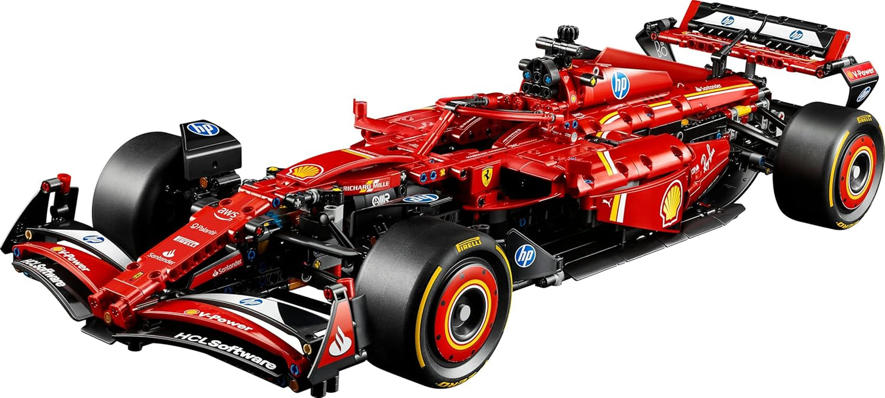Technic F1 Ferrari SF-24 - Maquette De Voiture De Course Collector À Échelle 1/8 - Inclut Moteur V6, Boîte De Vitesses, DRS & Volant - Activité De Noël - Idée Cadeau Adulte & Adolescent 42207