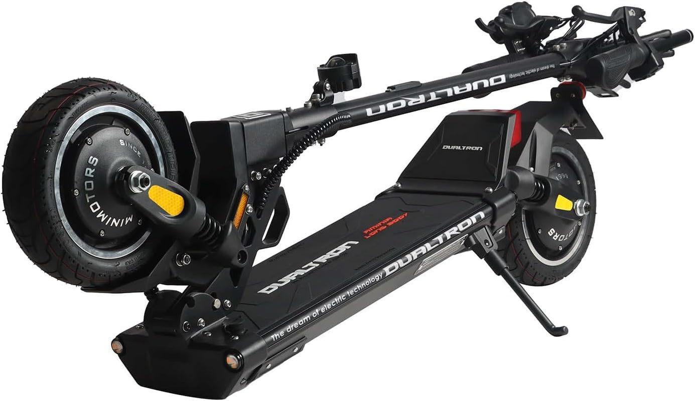 Minimotors - Trottinette Electrique Adulte Dualtron Aminia Long Body 52V / 15Ah, 2 Moteurs 1000W, Autonomie Jusqu'À 50Km, 25Km/H, Rapide Puissante Et Confortable, Noire