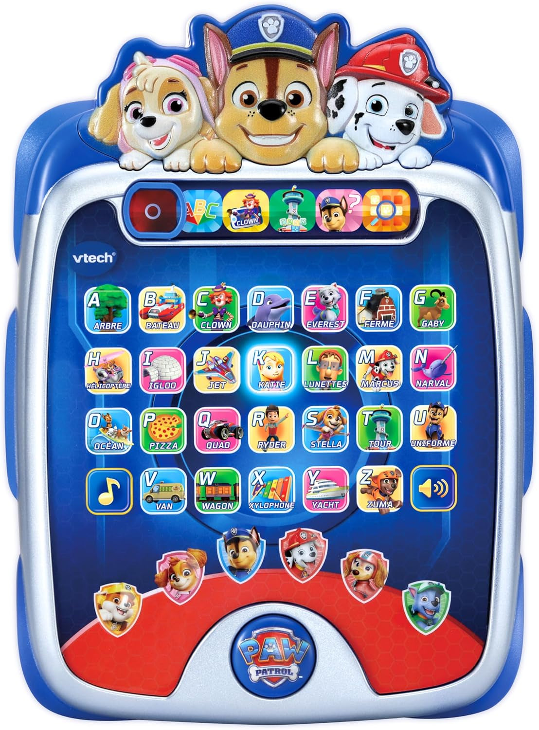 - Ma Lumi-Tablette Éducative Pat' Patrouille - Tablette Interactive Enfant Avec 5 Jeux Paw Patrol - Jeu Pour Apprendre Les Lettres - Cadeau Enfant De 3 Ans À 7 Ans - Contenu En Français