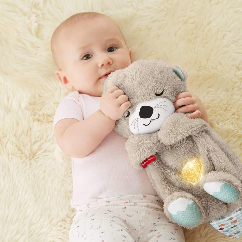 Ma Loutre Câlins Bonne Nuit Peluche | Peluche Veilleuse Bébé Musicale Et Lumineuse | Veilleuse Doudou Bruit Blanc Bébé | Cadeau Naissance Fille Et Garçon Nouveau Né, FXC66