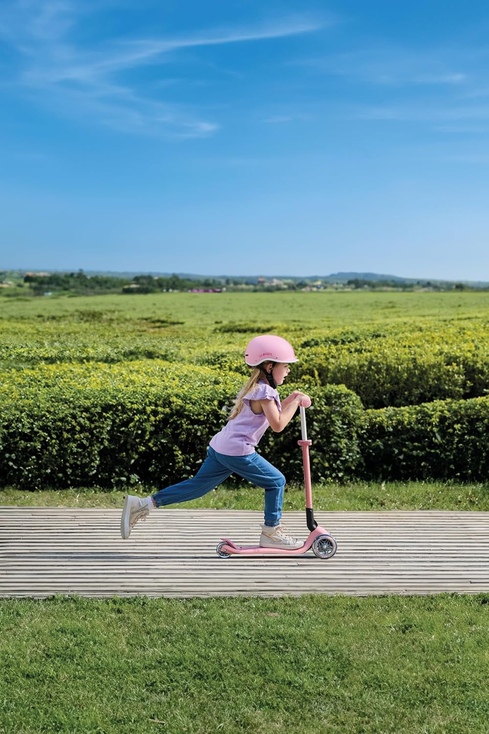 - PRIMO FOLDABLE LIGHTS - Trottinette Pliable, Lumineuse À 3 Roues Pour Les Enfants Âgés De 3 À 6 Ans +