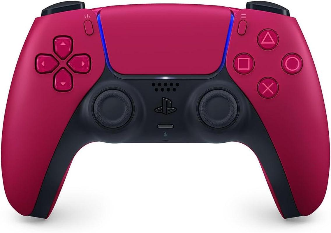 Sony, Manette  5 Officielle Dualsense, Sans Fil, Batterie Rechargeable, Bluetooth, Compatible Avec PS5 Et PC, Couleur : Cosmic Red