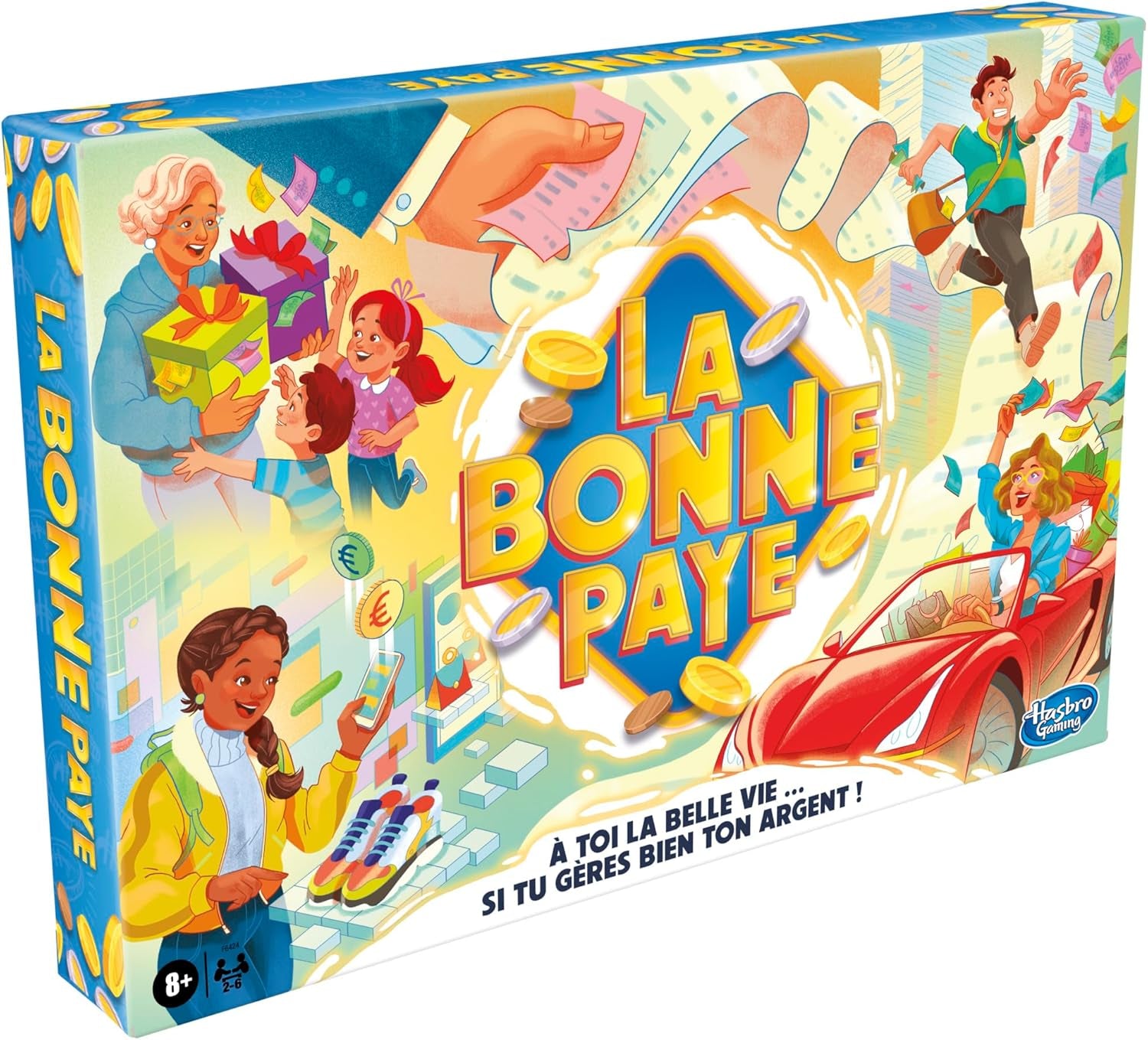 La Bonne Paye, Jeu De Société Familial Amusant, Apprentissage De La Gestion De L’Argent, Pour Enfants Dès 8 Ans Et Les Fans De Jeux Stratégique, 2 À 6 Joueurs