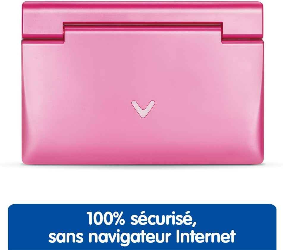 - Genius XL Ordi Éducatif Bilingue Rose - Ordinateur Enfant Avec Écran LCD, Clavier AZERTY, Souris Et 164 Jeux Éducatifs - Du CP Au CM2 - Cadeau Enfant Dès 6 Ans - Contenu En Français Et Anglais
