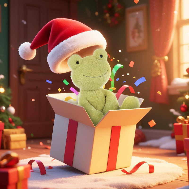 Peluche Grenouille En Velours Doux, Parfait Pour Les Enfants (Grenouille Verte, 23 Cm)