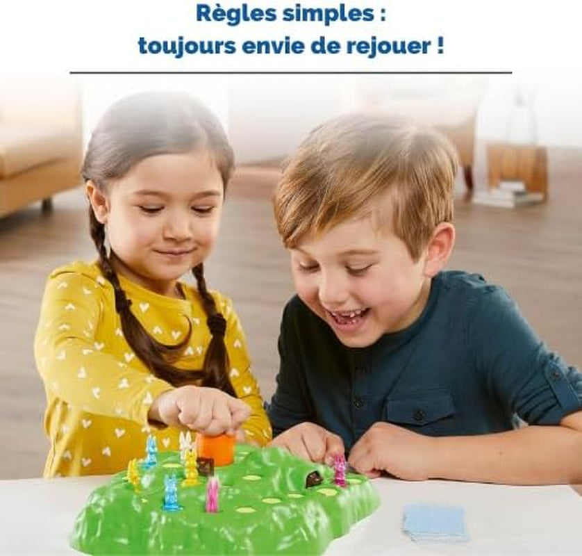 - Croque Carotte - Jeu De Société Rigolo - Jeu Pour Famille Avec Enfants - Course De Lapins Amusante - 2 À 4 Joueurs Dès 4 Ans - 22223 - Version Française