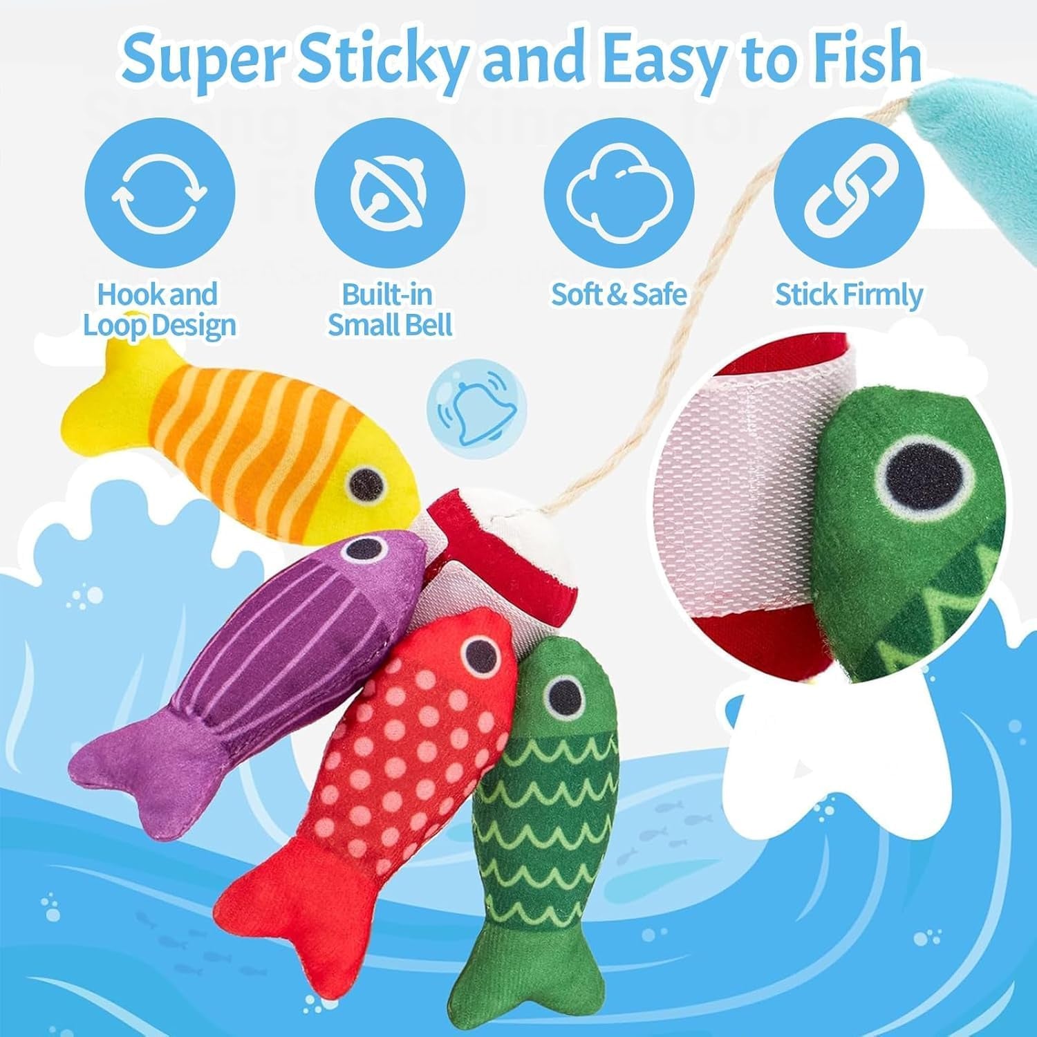 Jouet Bebe 1 An, Jeux Montessori Pêche a La Ligne Pour Enfant 1 2 3 Ans, Fille Garçon Jouet 12 18 Mois, Jouet Bebe Cadeau Pour Enfant 1-3 Ans