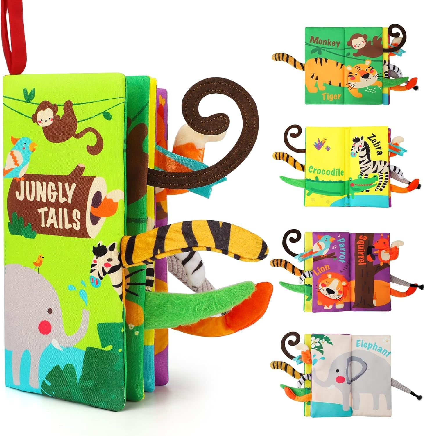 Livre Tissu Bébé Eveil,Livre Bebe 0-3 Mois,Jouet Bebe Jouet Educatif Enfant Idée Cadeau Dès La Naissance